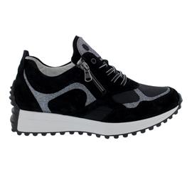 Waldläufer H-PINKY Sneaker, Order Fo. Glitter Dolm. Or, schwarz, Weite H 797002-402-001