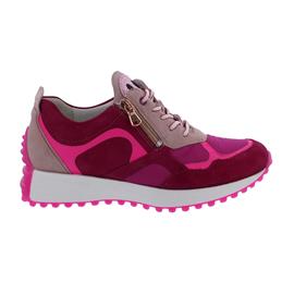 Waldläufer H-PINKY Sneaker, Velour Reflect Dolm., magenta pink candy, Weite H 797002-400-096