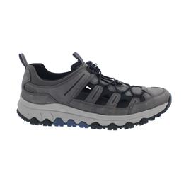 Rollingsoft Sneaker, Nubuk / Mesh / Neoprene, Rock (Grau) / Black, Gummizug, Wechselfußbett 8005.12.02