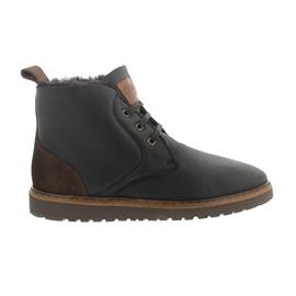 Galizio Torresi Bootie, Doubleface / Nappa / Seta, Testa di Moro, Futter echt Lammfell 422066