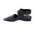 Arche Satako, Sandalette, Woody & fast (Glattleder),  Grey / noir, Klettverschluss, Latexsohle