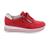 Waldläufer H-Lana, Sneaker, Hirschleder (Glattleder), rot/weiss, Weite H 758009-200-938