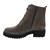 Waldläufer H-Luise Bootie, Order (Velourleder), mouse, Schnür. und Reißverschl.,  Weite H 716801-195-190