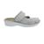 Berkemann Heliane, washed gray linen Leder / Stretch, Clog Weite G-I 3457-155