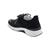 Rollingsoft Sneaker low, Mesh/ Dreamvelour/ Lack, schwarz, Wechselfußb. 86.897.37
