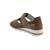 Waldläufer K-NELLY Sandale, Velour Leder (Order), Taupe, Weite K, Klettverschluss 650802-195-230