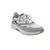 Rollingsoft Sneaker Low, Chevron / Samtchevreau, weiss / lightgrey / pino k, Wechselfußbett, 86.896.52