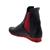Arche Barook Chelsea Boots, Hopi-Glattleder, Noir / Rouge, Lactae rouge, Gummizüge