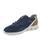 Mephisto Jansen Air Sneaker, Nubukleder / Mesh kombi., Jeans Blue, dunkelblau / beige, Wechselfußbett
