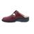 Finn Comfort Belem Clog, Classic - Linie, Sierra (Glattleder), Carmine-Rot, Wechselfußbett 2555-658490