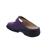 Finn Comfort Stanford Clog, Classic - Linie, Nube (Glattleder), Grape, Wechselfußbett, 2552-604266