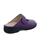 Finn Comfort Stanford Clog, Classic - Linie, Nube (Glattleder), Grape, Wechselfußbett, 2552-604266