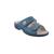 Finn Comfort Sansibar Pantolette, Classic - Linie, Petrol, Fall (bedr. Nubukleder), Wechselfußbett 2550-687429