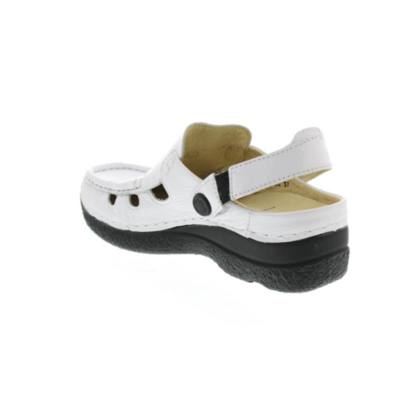 Wolky Roll-Multi, Clog, Printed leather, White 0622070-100