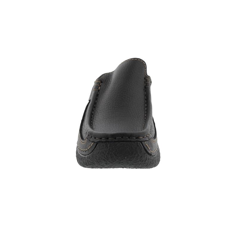Wolky Roll-Slide, Printed leather, black, Clog 0620270-000