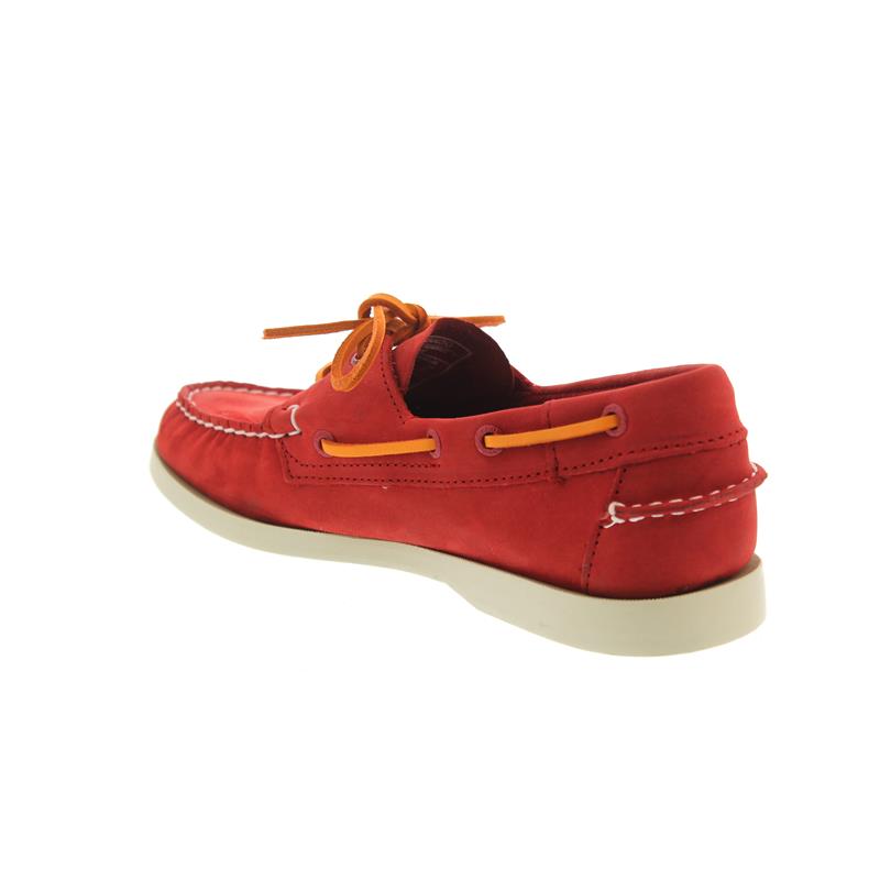 Sebago Docksides Bootsschuh Red Nubuck | bootsschuhe.de