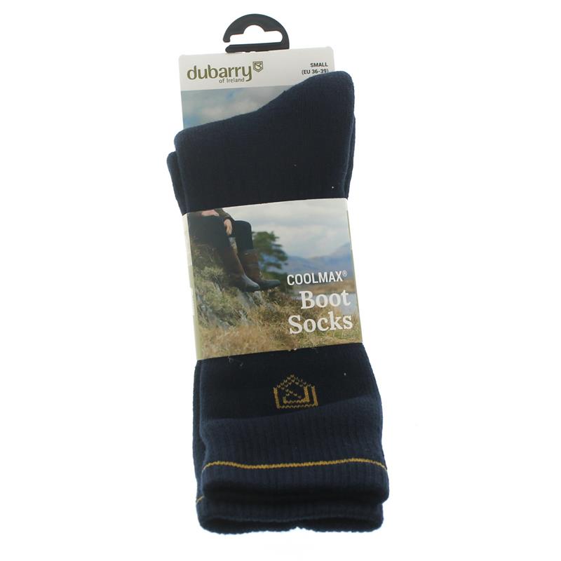 Dubarry Coolmax Boot Socks Short, Navy 9625-03