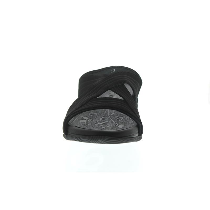 Joya Bali Black, Pantolette, Air-Sohle, Leather / Textile 505san