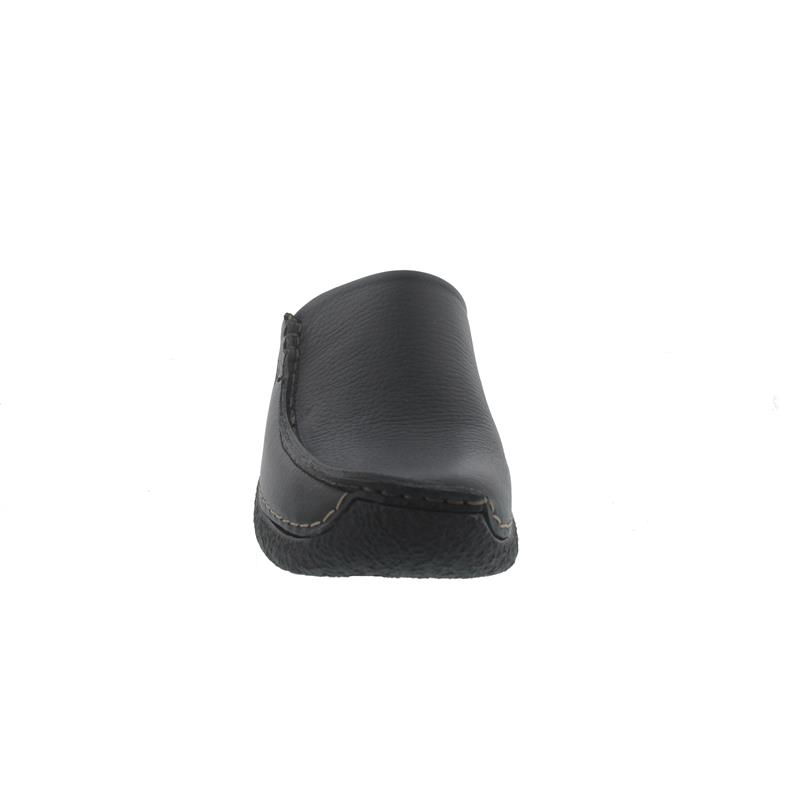 Wolky Seamy-Slide, Clog, Printed leather (Glattleder), black 0625070-000