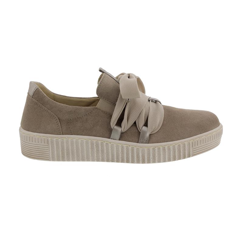 Gabor Sneaker, DreamvelourEclisse, silk muschel (beige), Wechselfußbett, Best Fitting 23.333.12 Gabor Sneaker, DreamvelourEclisse, silk muschel (beige), Wechselfußbett, Best Fitting 23.333.12