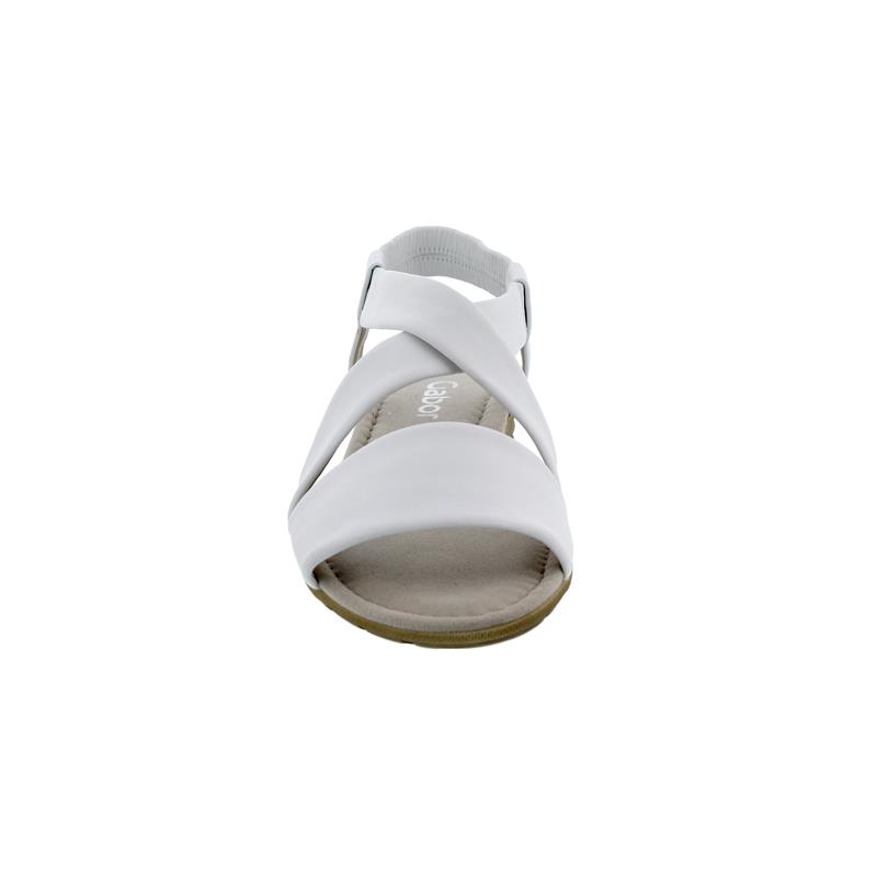 Gabor Sandalette, Nappa (Glattleder), weiss, Polsterbrandsohle, Best Fitting 24.550.21 Gabor Sandalette, Nappa (Glattleder), weiss, Polsterbrandsohle, Best Fitting 24.550.21