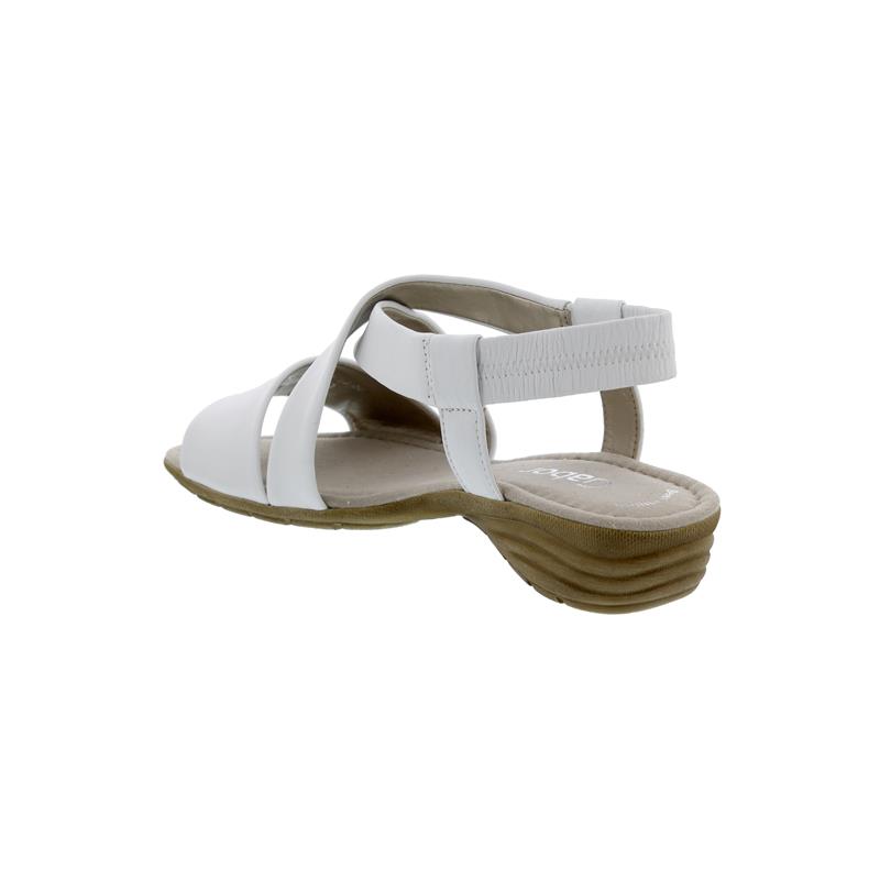 Gabor Sandalette, Nappa (Glattleder), weiss, Polsterbrandsohle, Best Fitting 24.550.21 Gabor Sandalette, Nappa (Glattleder), weiss, Polsterbrandsohle, Best Fitting 24.550.21