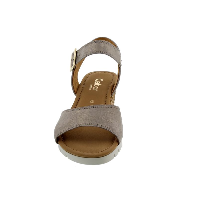 Gabor Keilsandale 22.842.95 in muschel (Grata) Caruso GABOR COMFORT Sandale muschel | SPOHR SCHUHE
