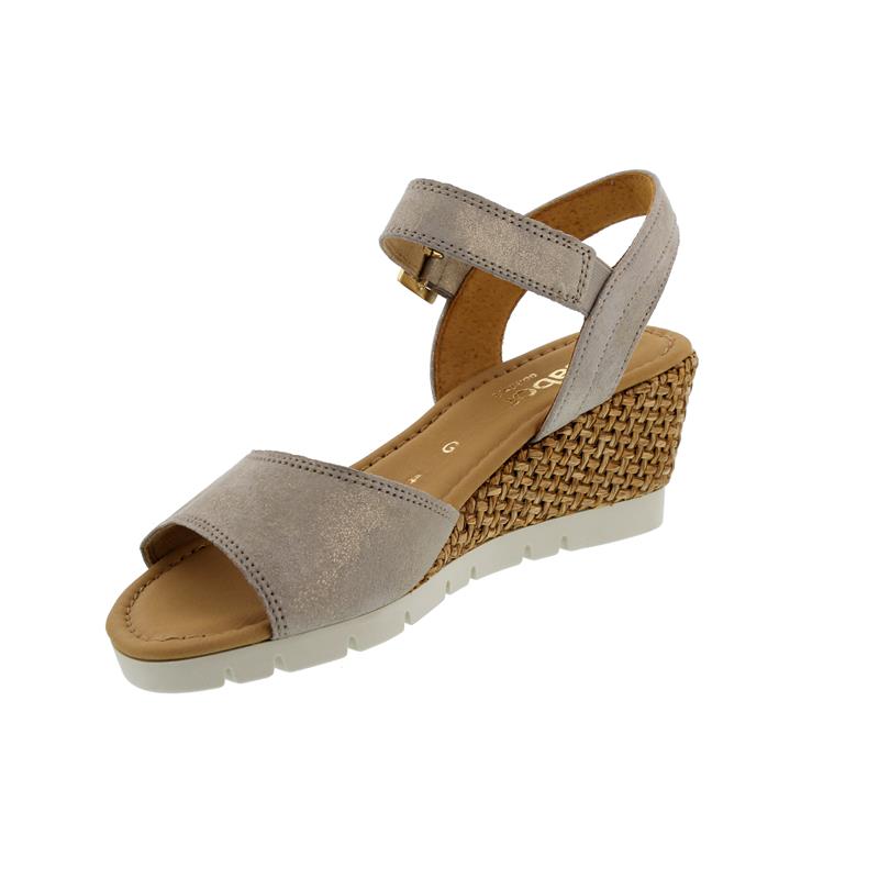 Gabor Keilsandale 22.842.95 in muschel (Grata) Caruso GABOR COMFORT Sandale muschel | SPOHR SCHUHE