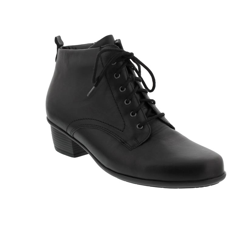 Stiefeletten schwarze Waldläufer (Reißvers. H Weite 7,5 Stiefeletten schwarze Waldläufer (Reißvers. H Weite 7,5