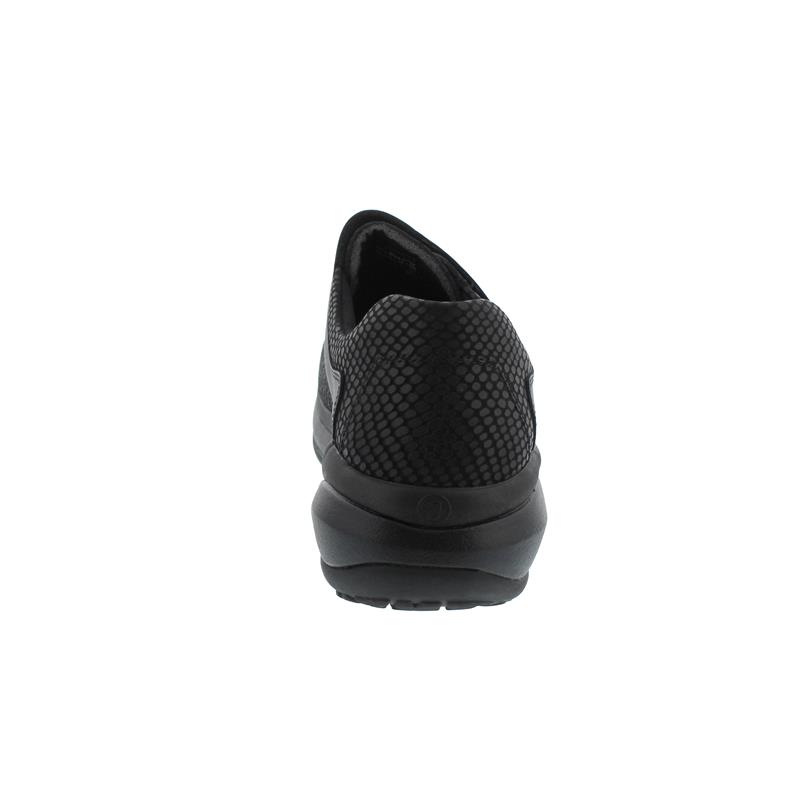 Klettverschluss Emotion-Sohle Glattleder//Synthetik Joya Relax Black Stretch