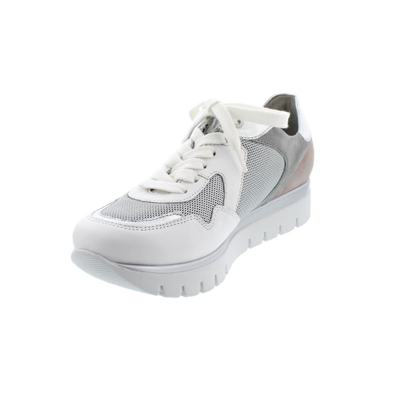 Semler Silvia, Sneaker, Soft NappaKombi, weiss perlrosesilber, Weite H S2035 199 538 Semler Silvia, Sneaker, Soft NappaKombi, weiss perlrosesilber, Weite H S2035 199 538