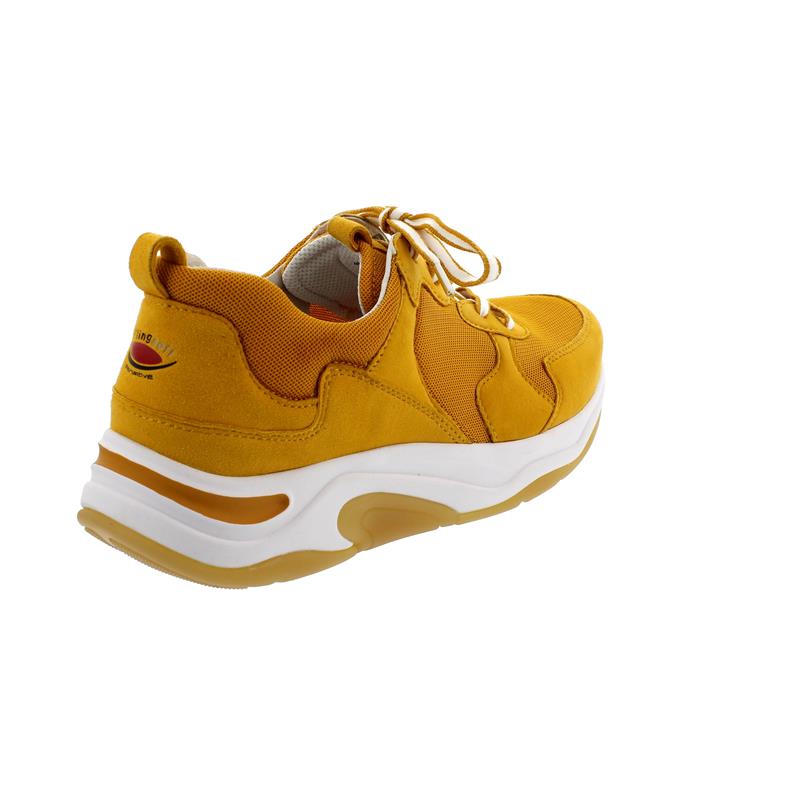 Rollingsoft Sneaker, Mesh Model / Samtch., mango (gelb), Wechselfußbett 46.916.22