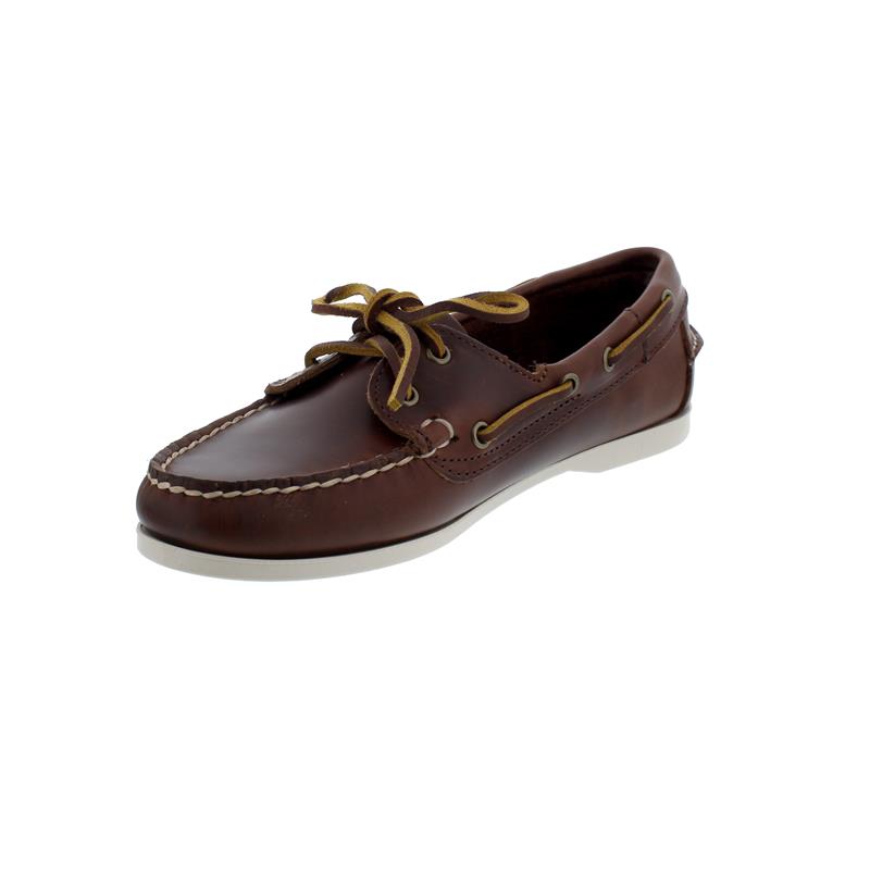 Sebago Docksides, Waxy Leather (Glattleder), brown, Women 71111HW-900
