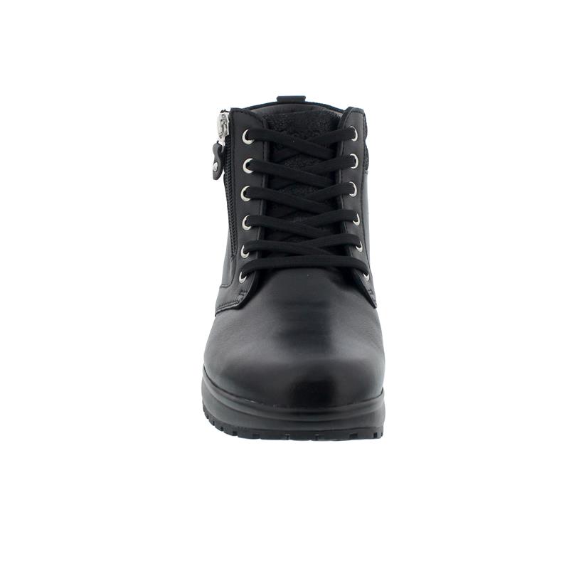 Joya WILMA II Black Boot, Full-Grain Leather /Velour/ Textile, SENSO-Sohle, Kategorie Emotion 874cas