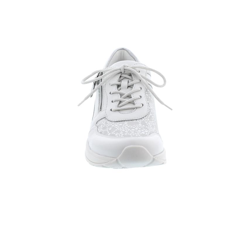 Waldläufer H-Clara-Soft Sneaker, Memphis/Circlestr./Bufa, Schnürung und Reißver., Weite H 939H01-302-799