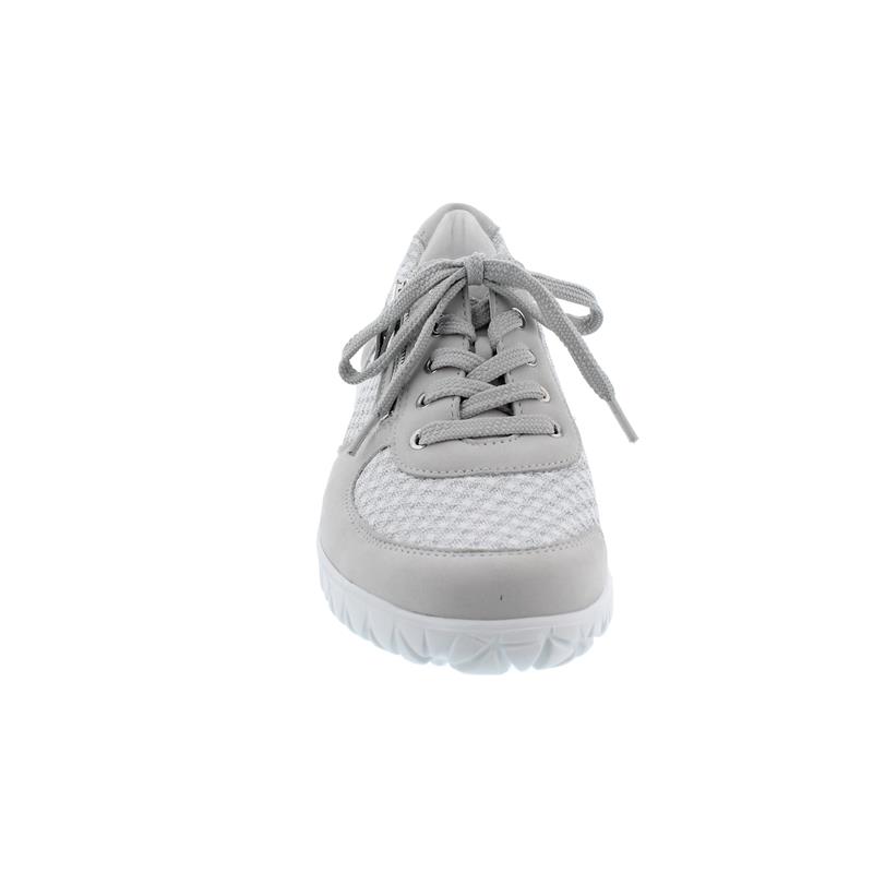 Waldläufer Havy-Soft, Sneaker, Nubukleder / Strick kombi., cement, Weite H H89001-208-013