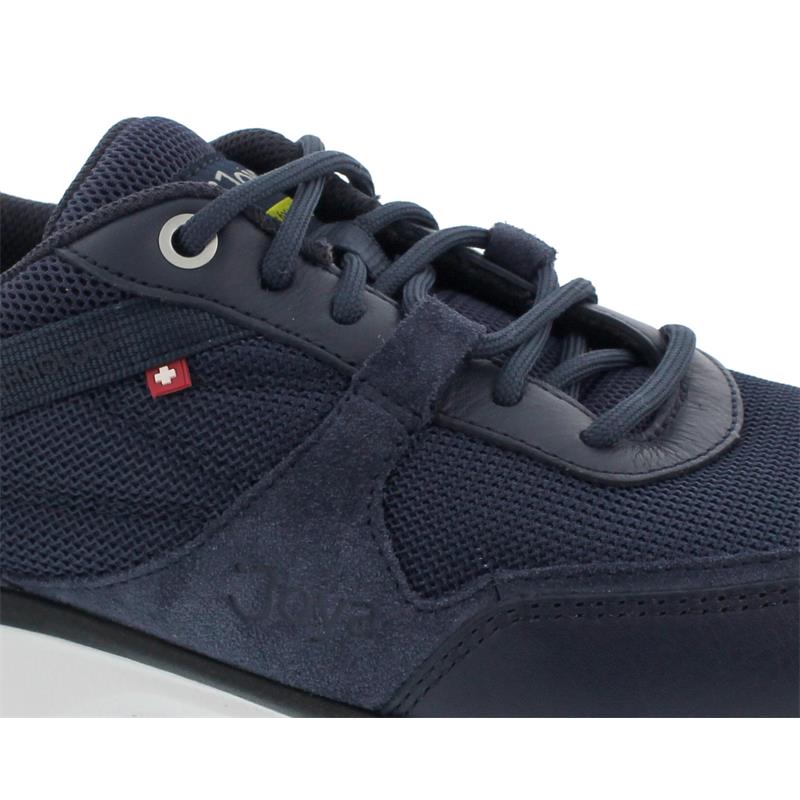 Joya Tony II Sneaker, Dark Blue, Full Grain Leather, Velour, Textile, Air-Sohle 210spo