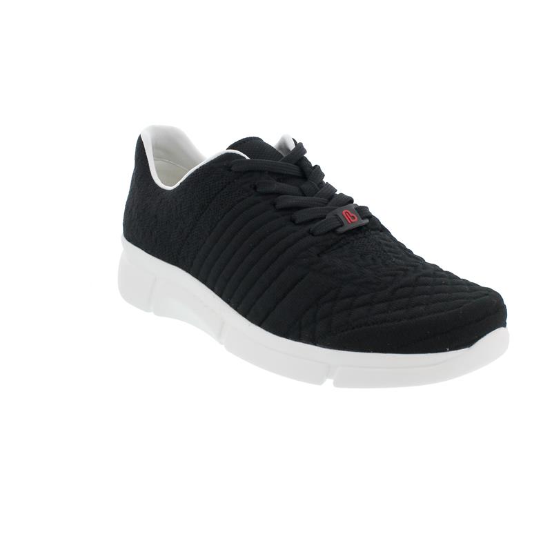 Berkemann Pinar, Sneaker, ComfortKnit (Strick), schwarz / Struk, Weite H-I 05115-081