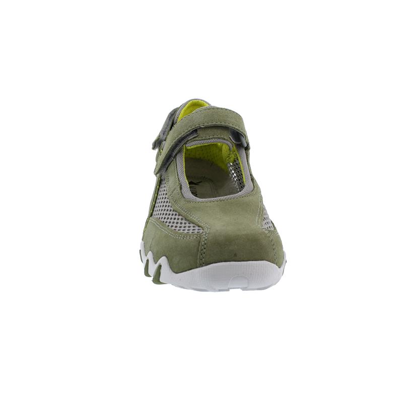 Allrounder Niro Sneaker-Klett, 10/12 Mosstone/ Cool Grey, C. Suede/ Open Mesh N819