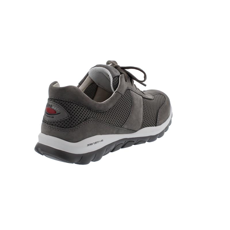Rollingsoft Sneaker, Mesh / Nubuk DriTan, fumo (grau), Wechselfußbett 06.966.28