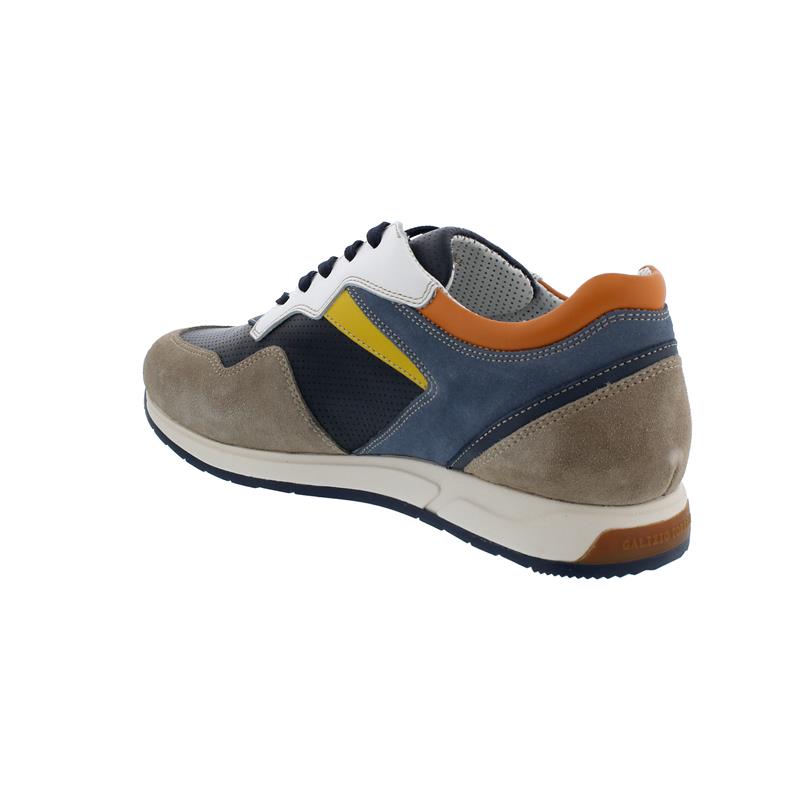 Galizio Torresi Sneaker, Fondo Nilo Osso-Blu, Avalo Boemia Bian, 440120