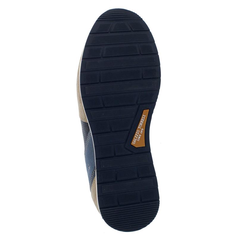 Galizio Torresi Sneaker, Fondo Nilo Osso-Blu, Avalo Boemia Bian, 440120