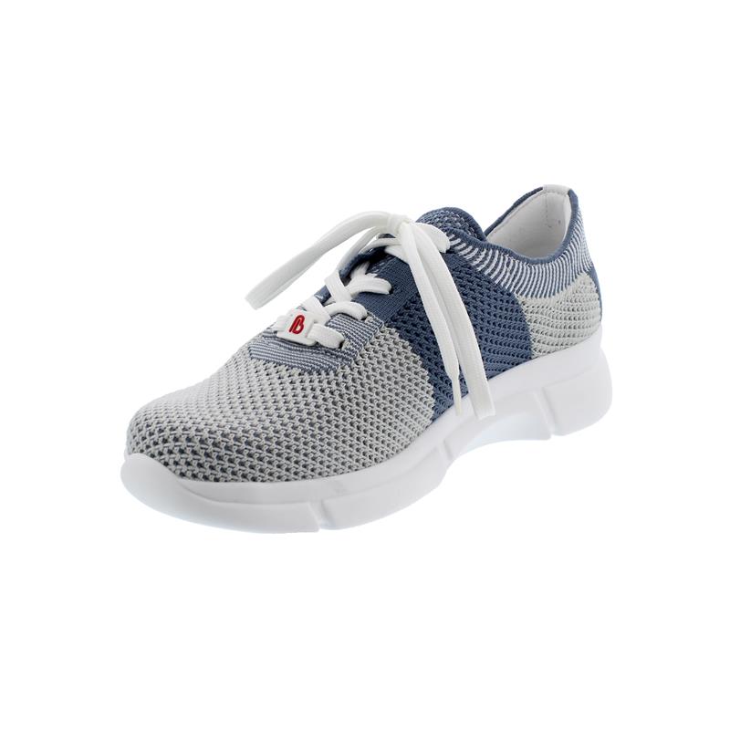 Berkemann NIKI Sneaker, ComfortKnit, mondweiß/ozean/ weiß, Weite H, 05114-306