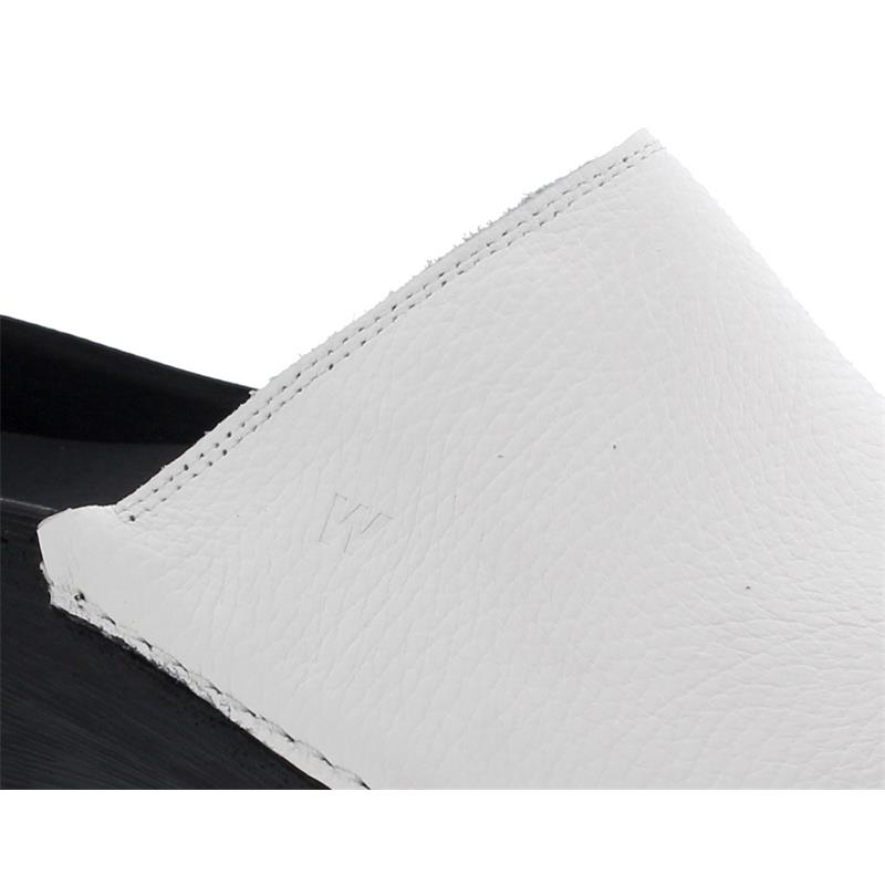 Wolky Clog, Printed leather - Glattleder, White 0607570-100