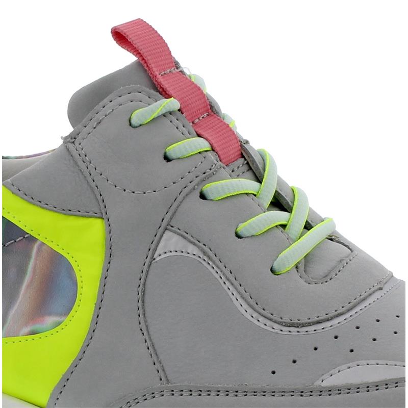 Waldläufer H-PINKY Sneaker, Nubukleder kombi., mare / grau / multi, Weite H 797001-400-140