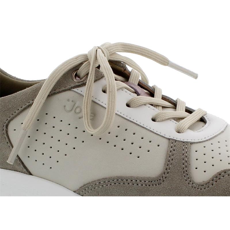 Joya Britt Beige/White Sneaker, Full Grain Leather, Velour, Nuvola-Sohle, Kategorie Emotion, 929sne