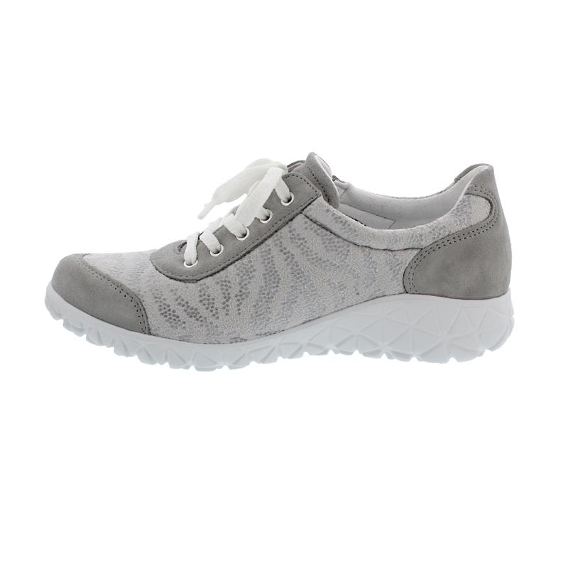 Waldläufer HAVY Sneaker, Order Pantherastretch, grey cement, Weite H H89001-230-201